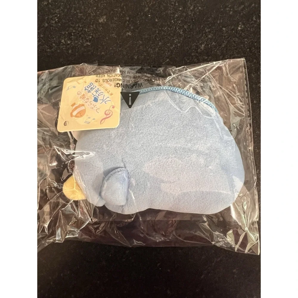NEW Yell Marine Sea Creatures Blue Penguin Plush Coin Purse‎ Pouch Bag 15cm